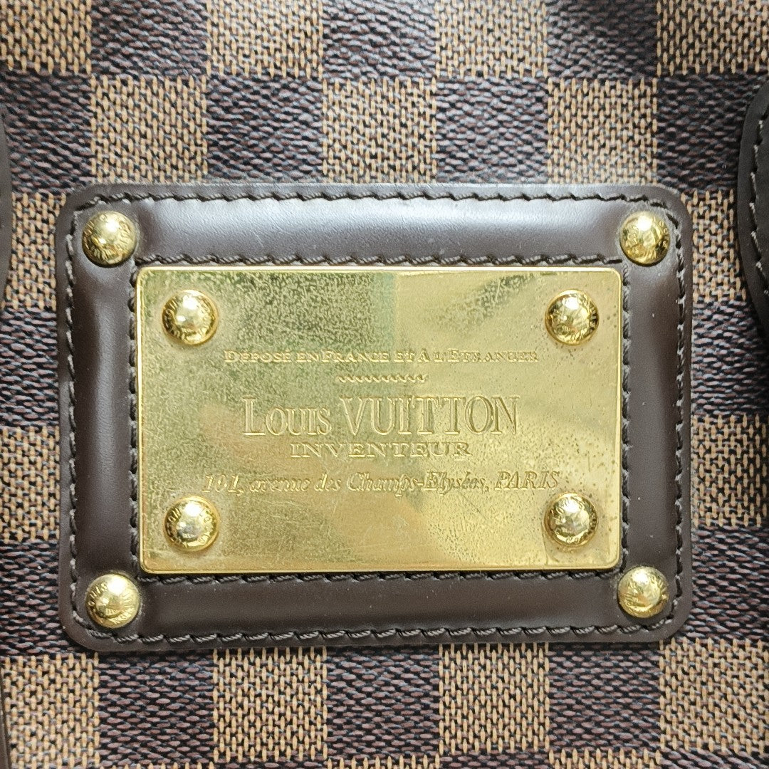 BERKELEY Damier Ebene Coated Canvas Brown
