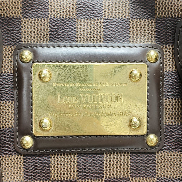 BERKELEY Damier Ebene Coated Canvas Brown