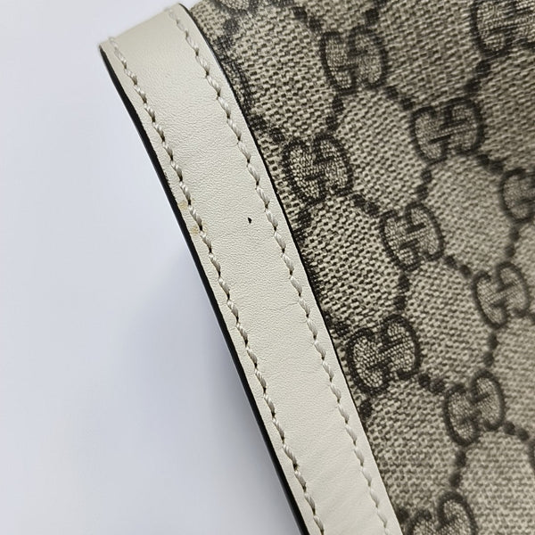 Padlock Medium Monogram Coated Canvas Beige