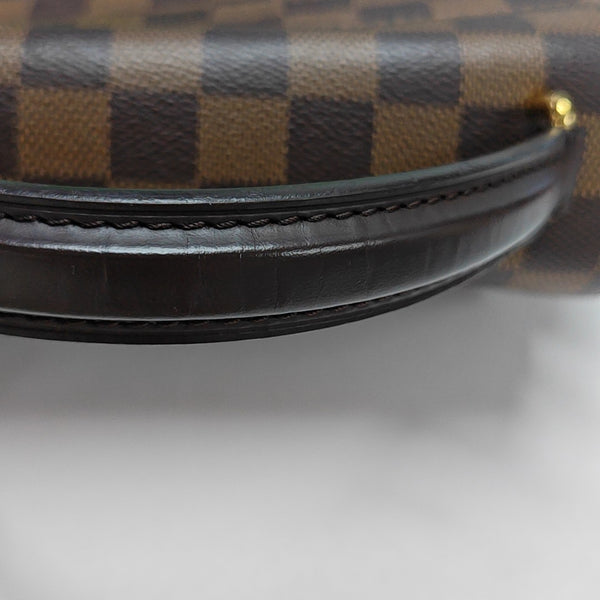 CROISETTE Damier Ebene Coated Canvas Brown