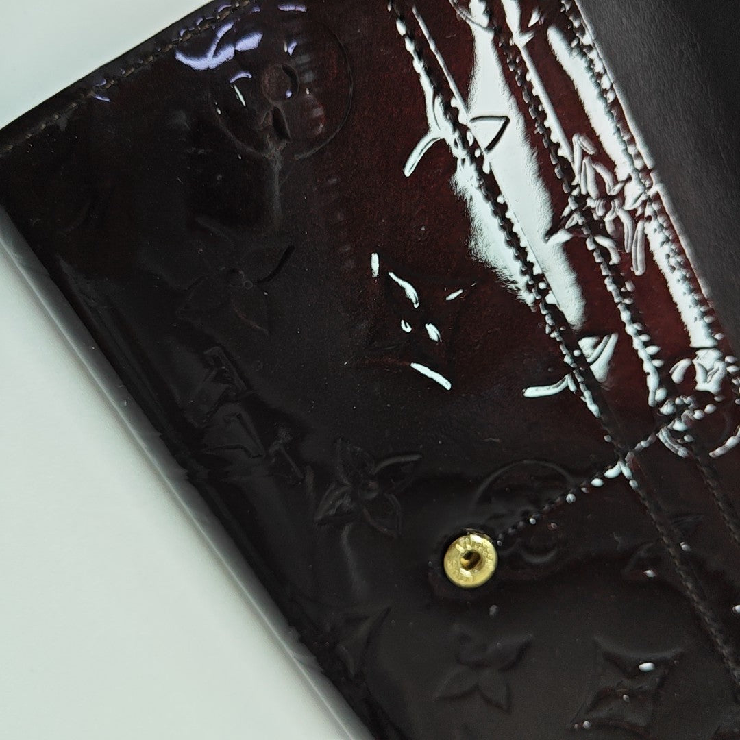 SARAH Patent Leather Red Wallet