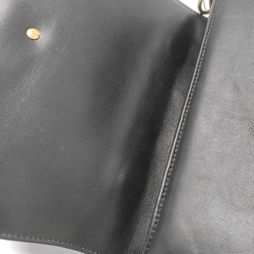GG Marmont Small Quilted Calfskin Black