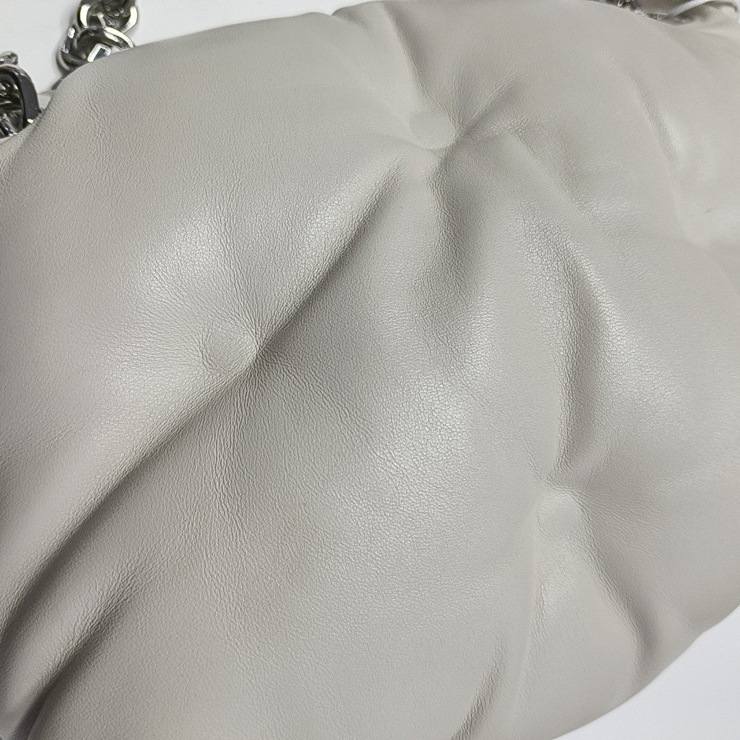 Lambskin Shoulder Bag White