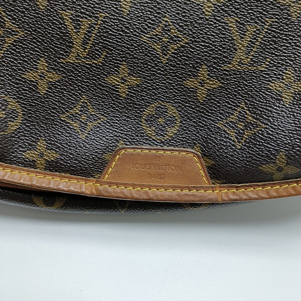 MENILMONTANT MM Monogram Coated Canvas Brown