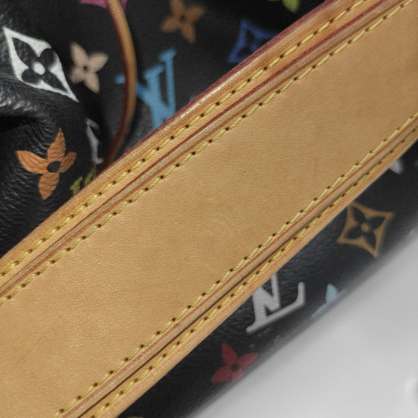 LV × TM NÉONOÉ MM Monogram Coated Canvas Black