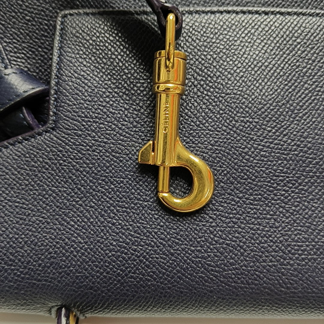 BELT Micro Calfskin Blue