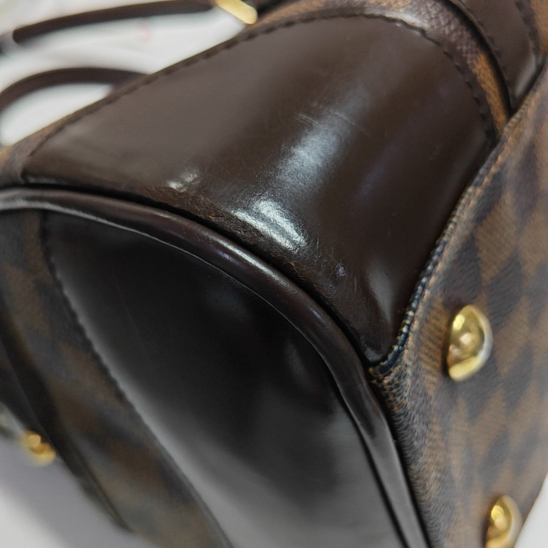 BERKELEY Damier Ebene Coated Canvas Brown