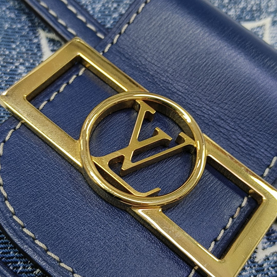 DAUPHINE Mini Monogram Denim Blue