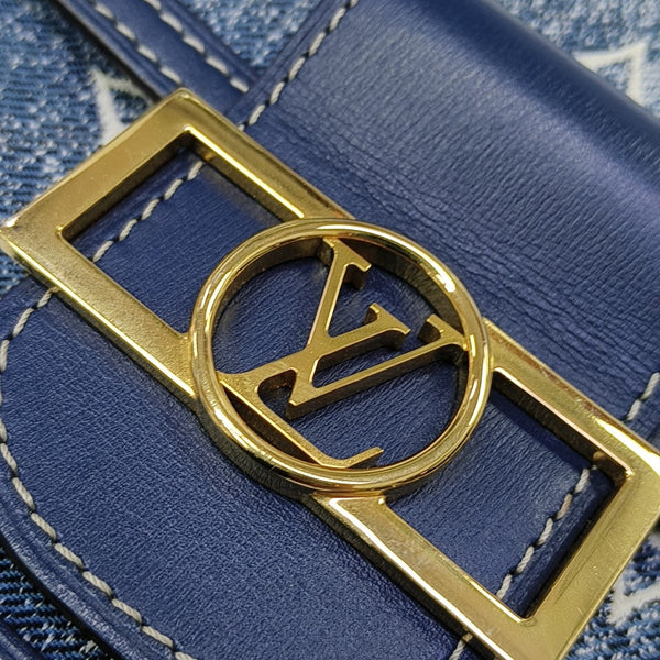 DAUPHINE Mini Monogram Denim Blue
