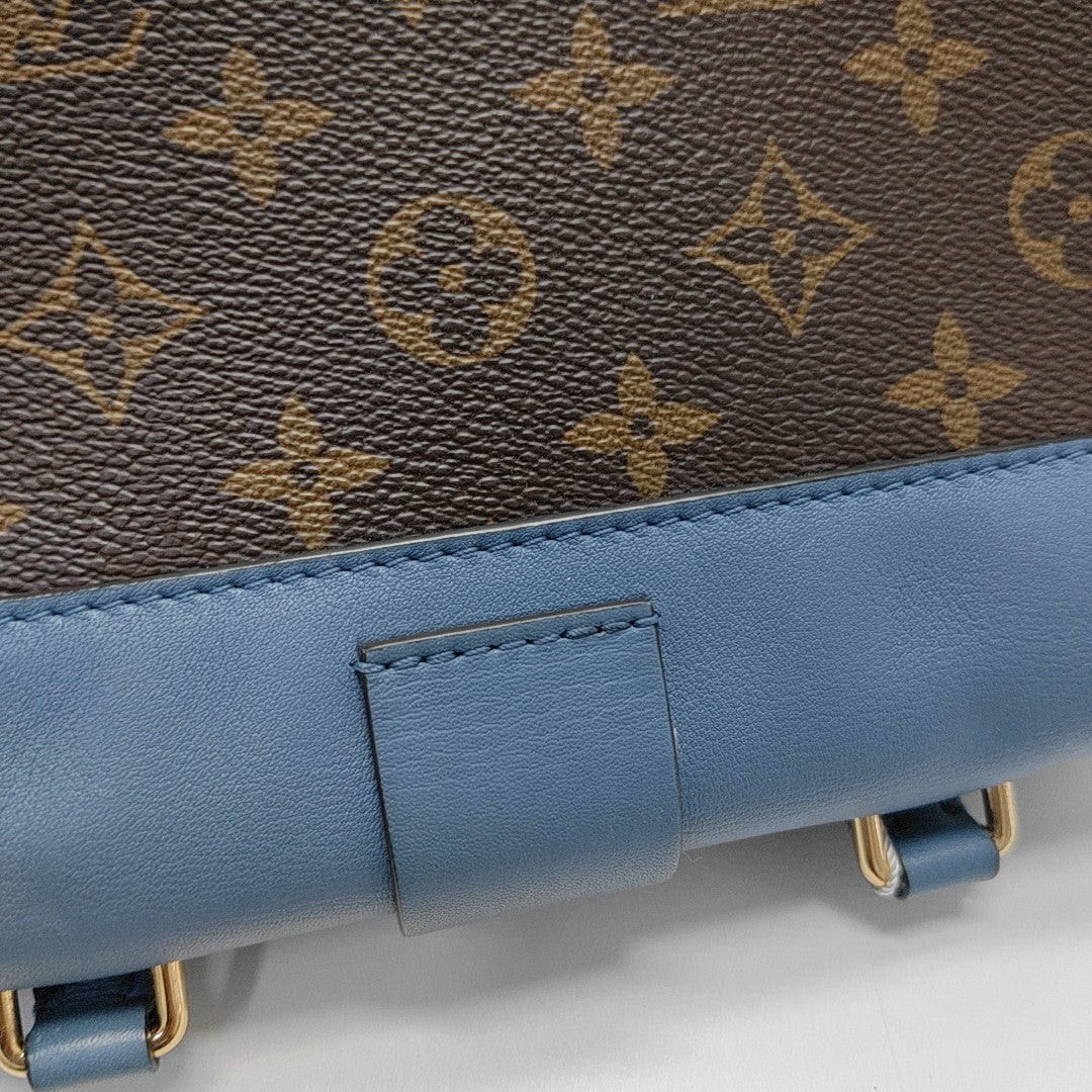 LOCKY BB Monogram Coated Canvas Blue