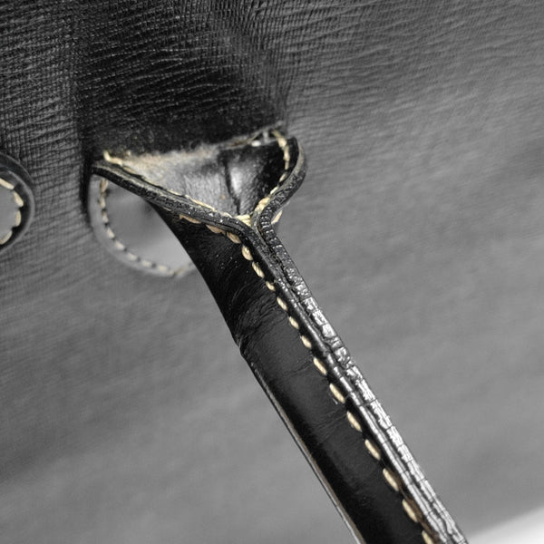 Calfskin Tote Bag Small Black