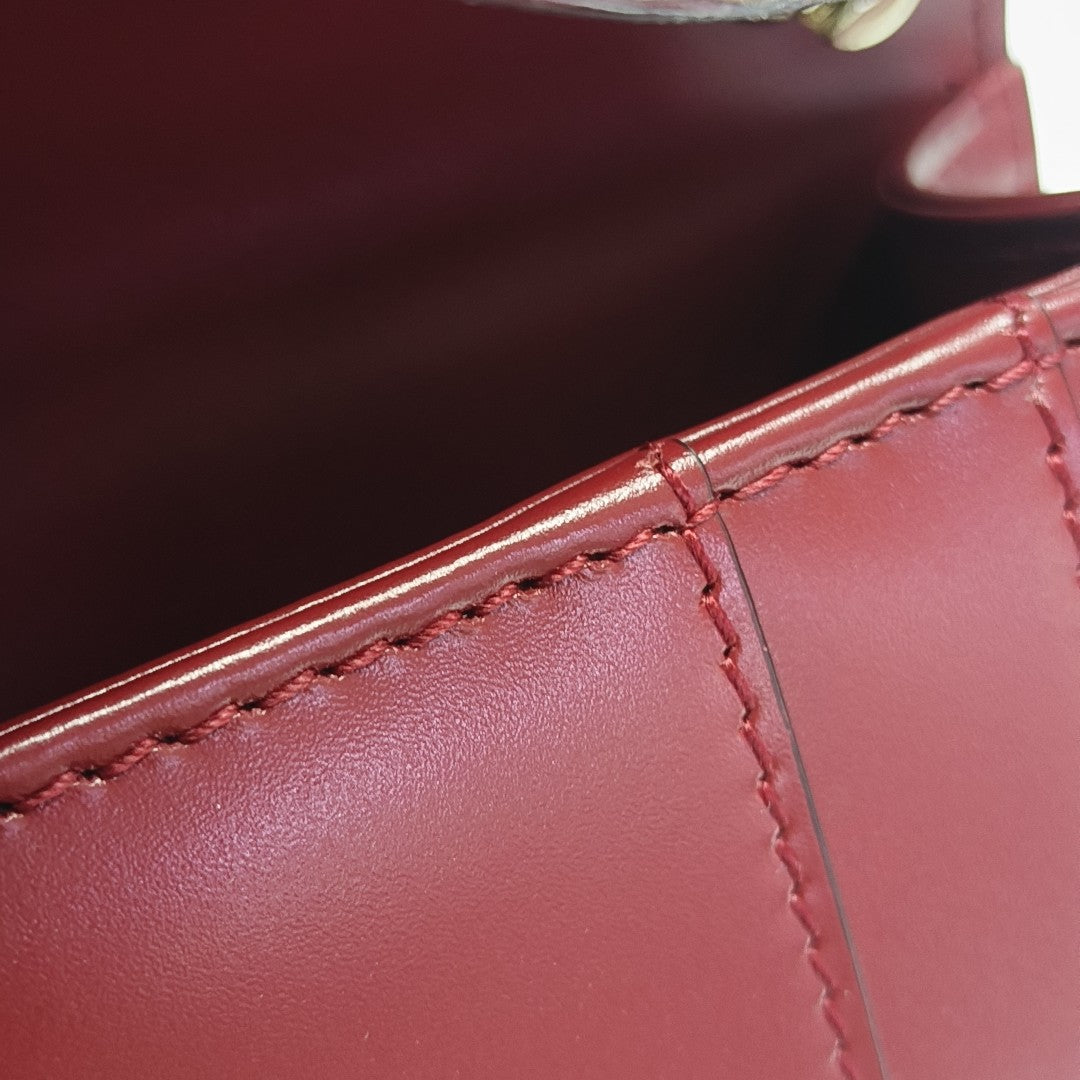 SERPENTI FOREVER Small Calfskin Red