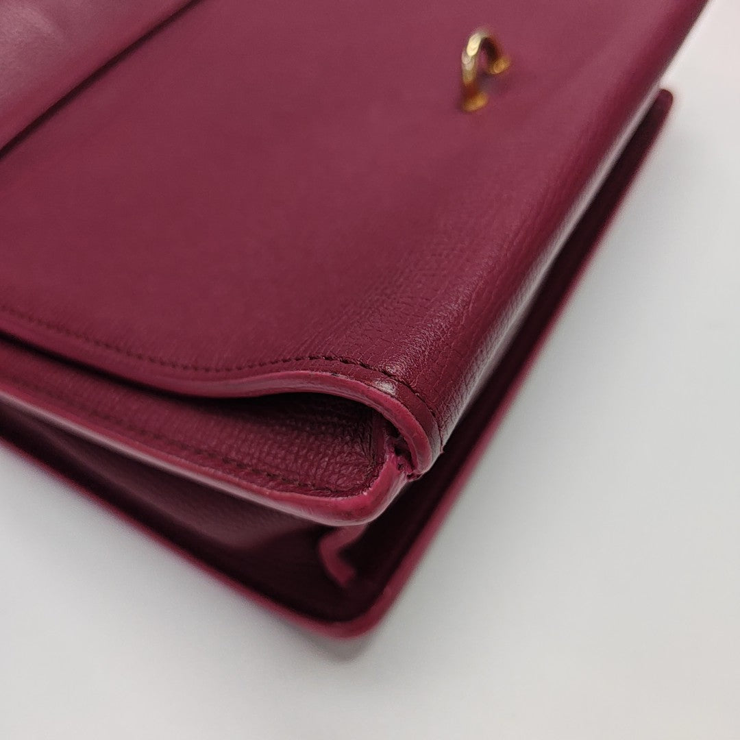 Macken Small Calfskin Red