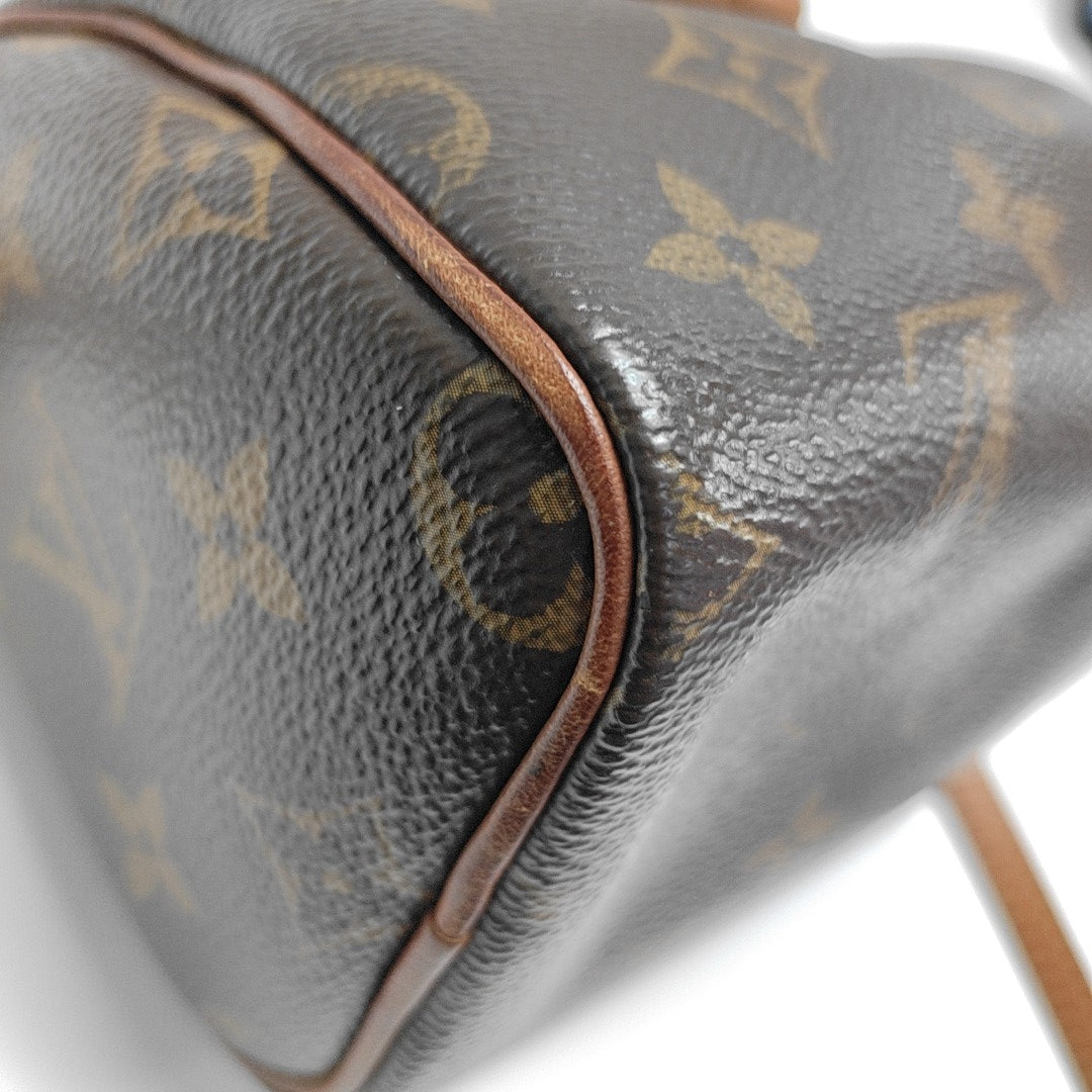SPEEDY Nano Monogram Coated Canvas Brown