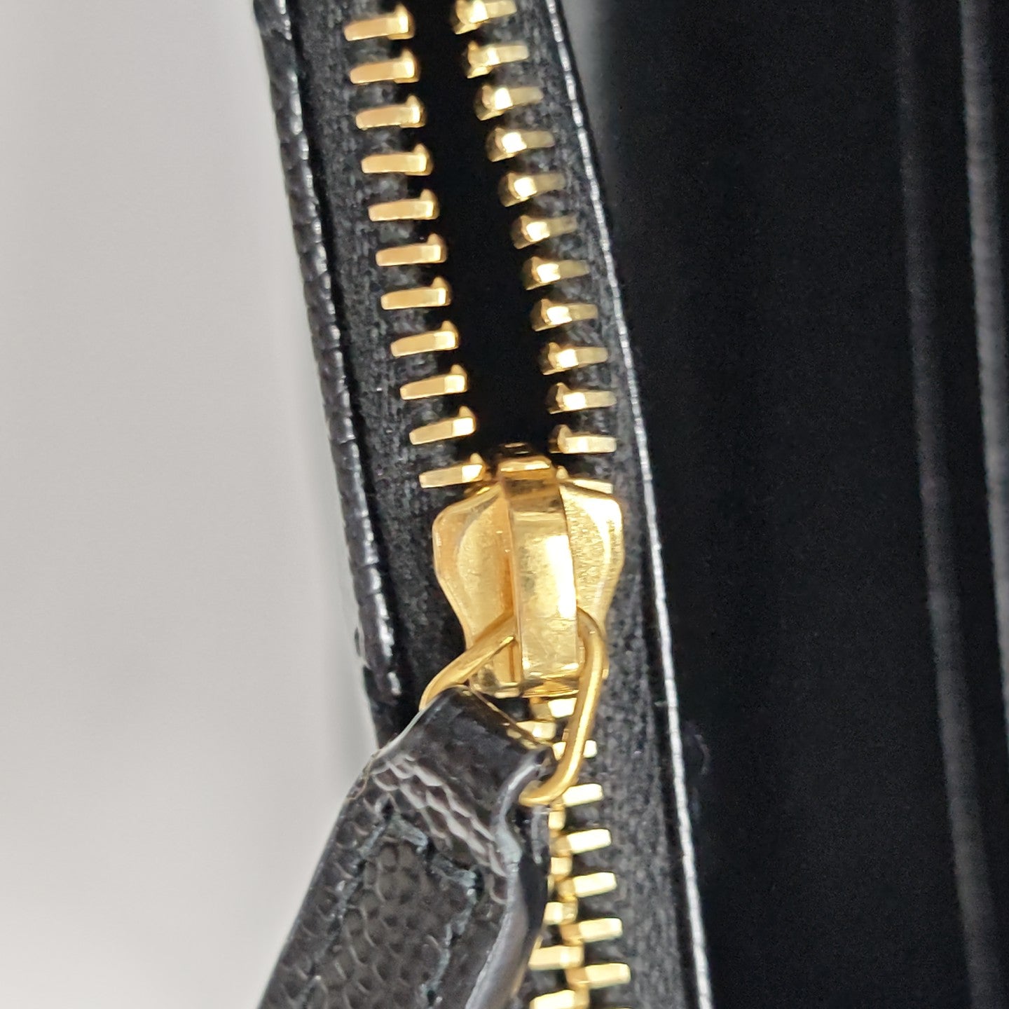 MONOGRAM WOC Chevron Calfskin Black