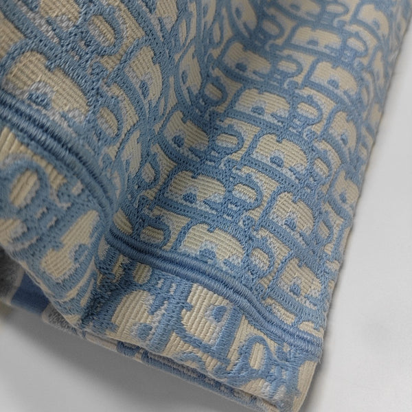 Book Tote Medium Oblique Canvas Blue