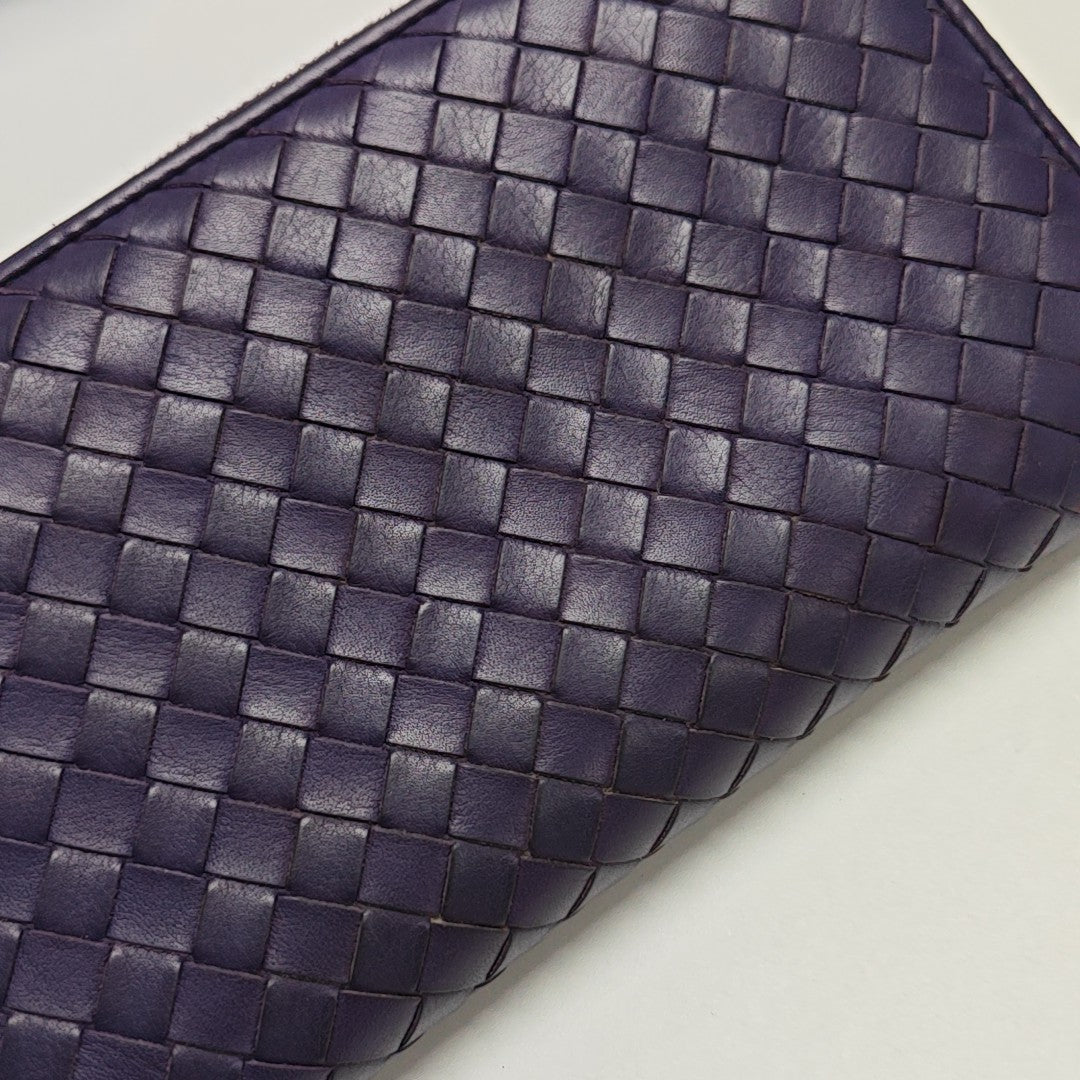 Lambskin Wallet Purple
