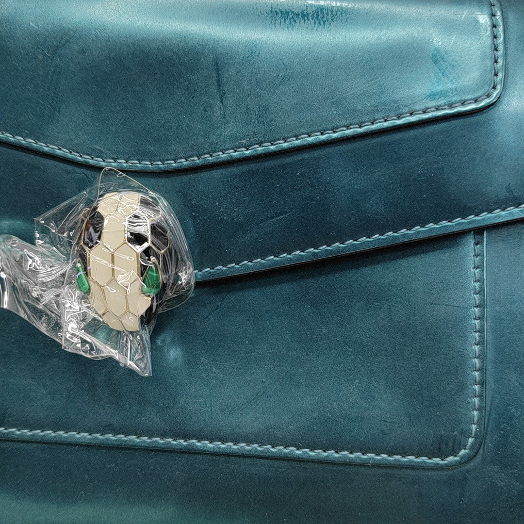 SERPENTI FOREVER Quilted Calfskin Blue