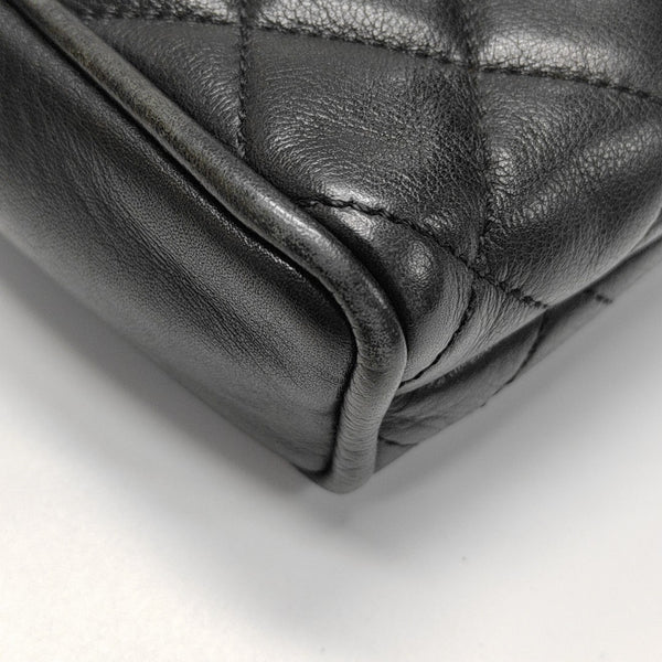Quilted Calfskin Belt Bag Black