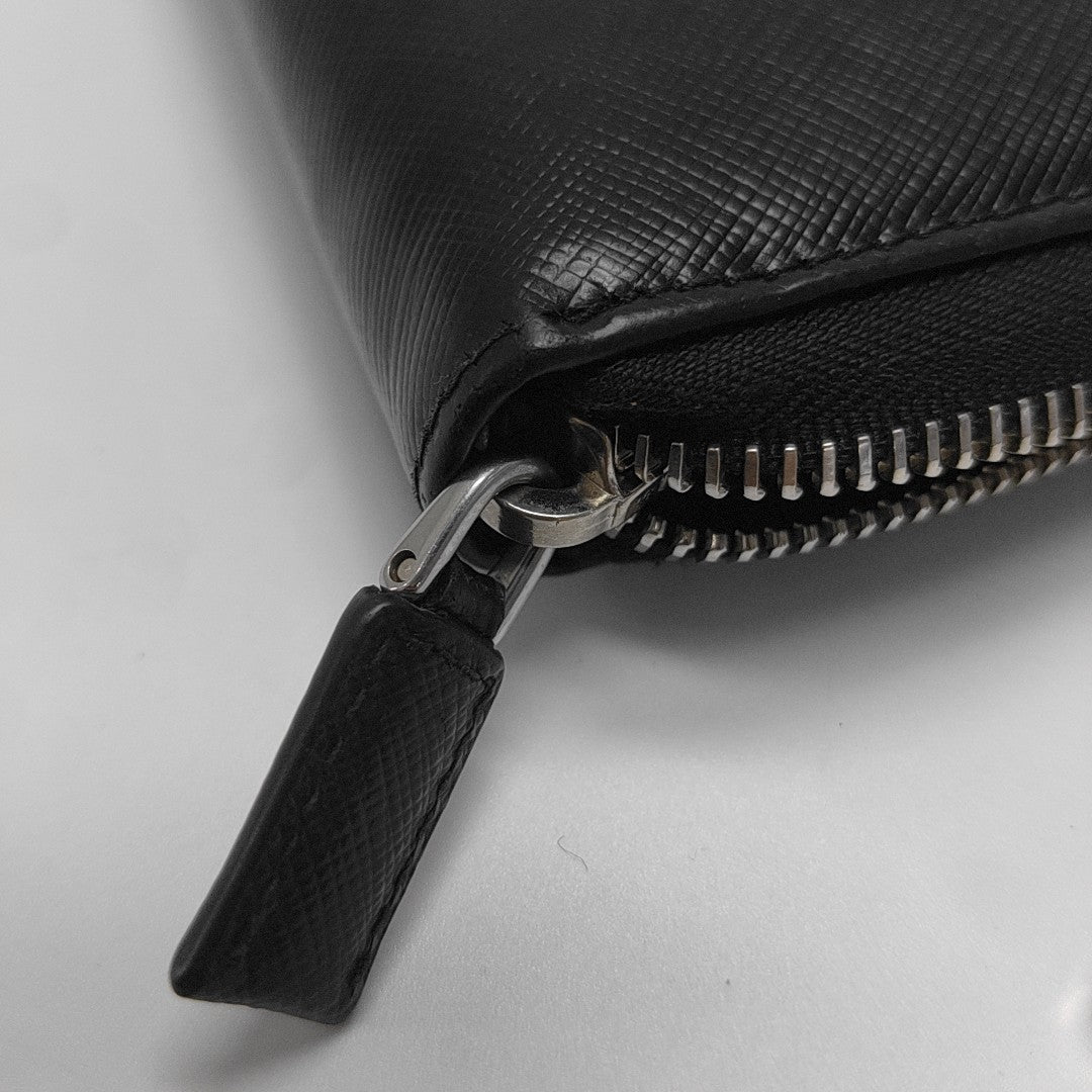 Saffiano Calfskin Wallet Black