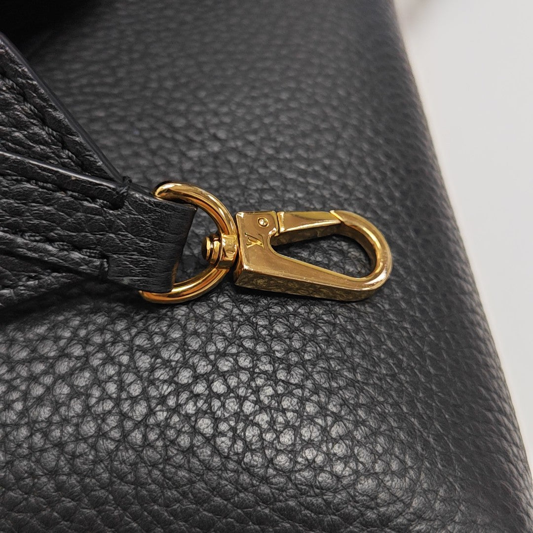 CAPUCINES Mini Calfskin Black