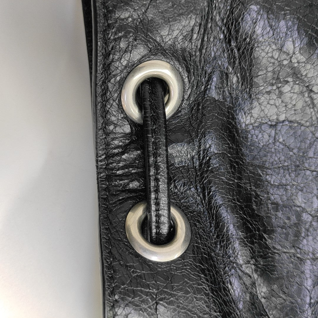 Calfskin Bucket Bag Black
