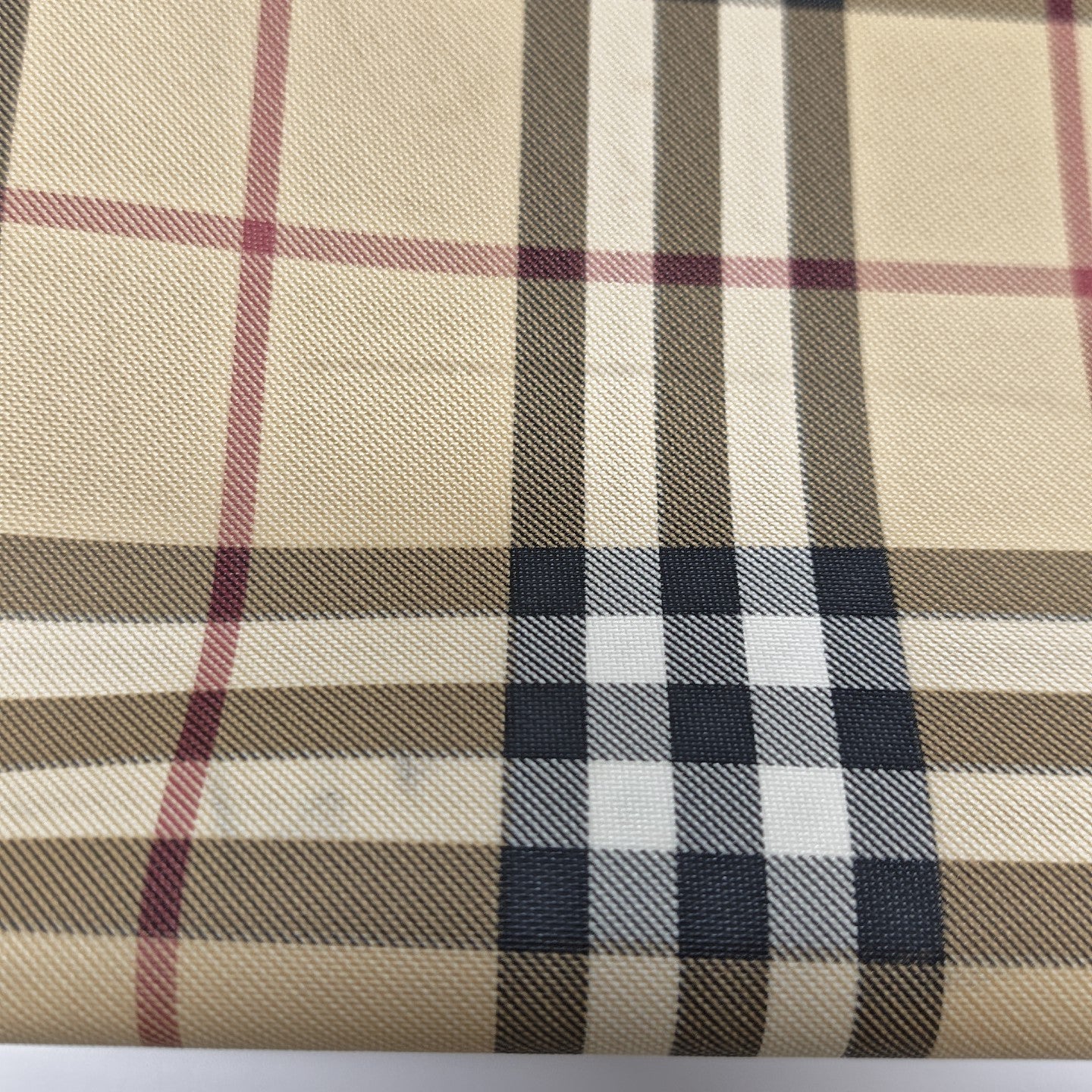 Coated Canvas Tote Bag Beige