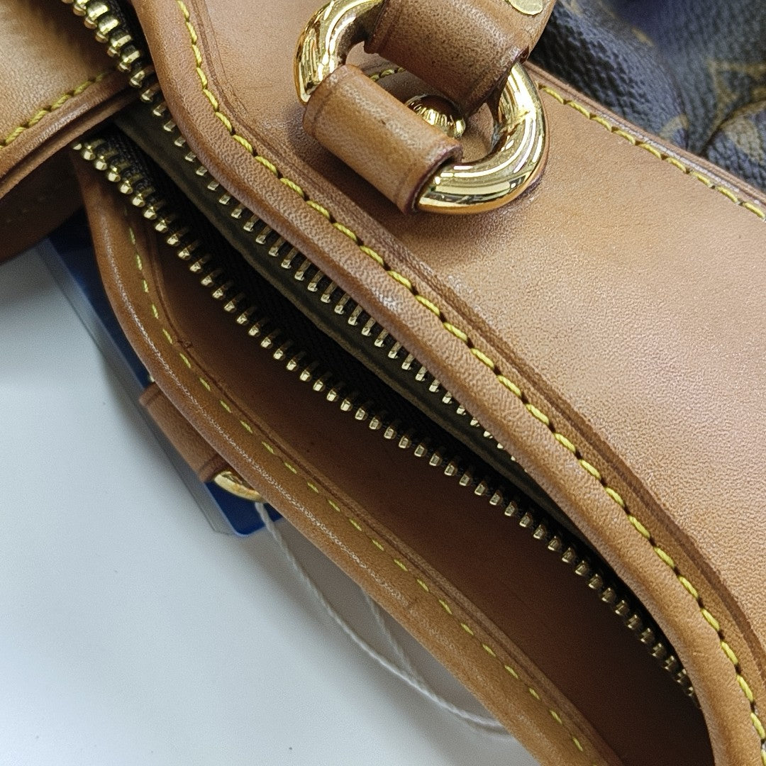 VINTAGE BOETIE PM Monogram Coated Canvas Brown