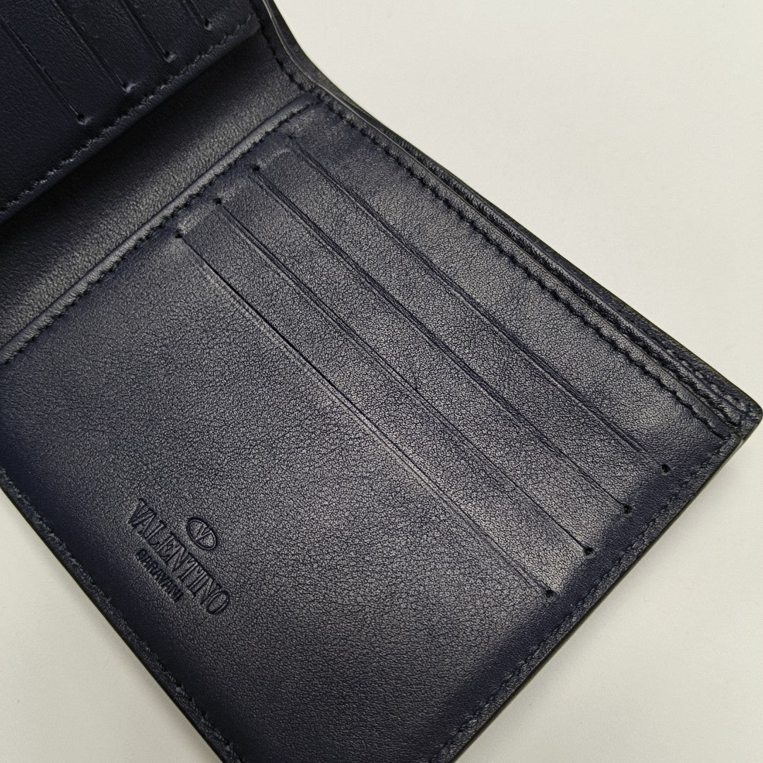 Calfskin Wallet Blue