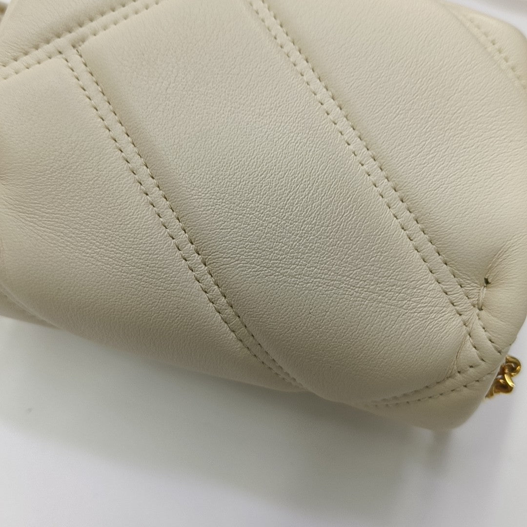 SERPENTI CABOCHON Quilted Calfskin Beige