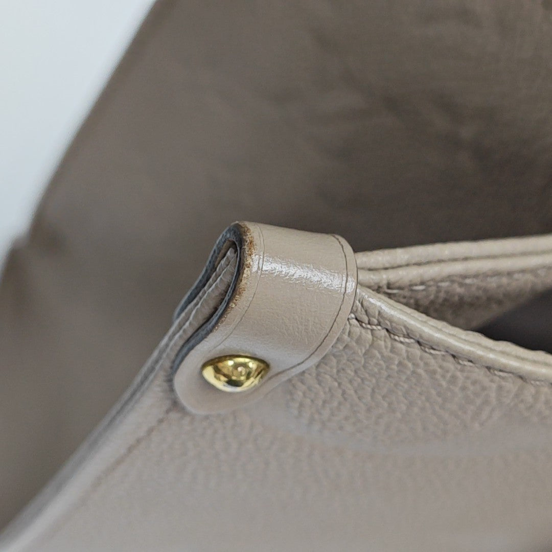 ONTHEGO MM Monogram Calfskin Gray