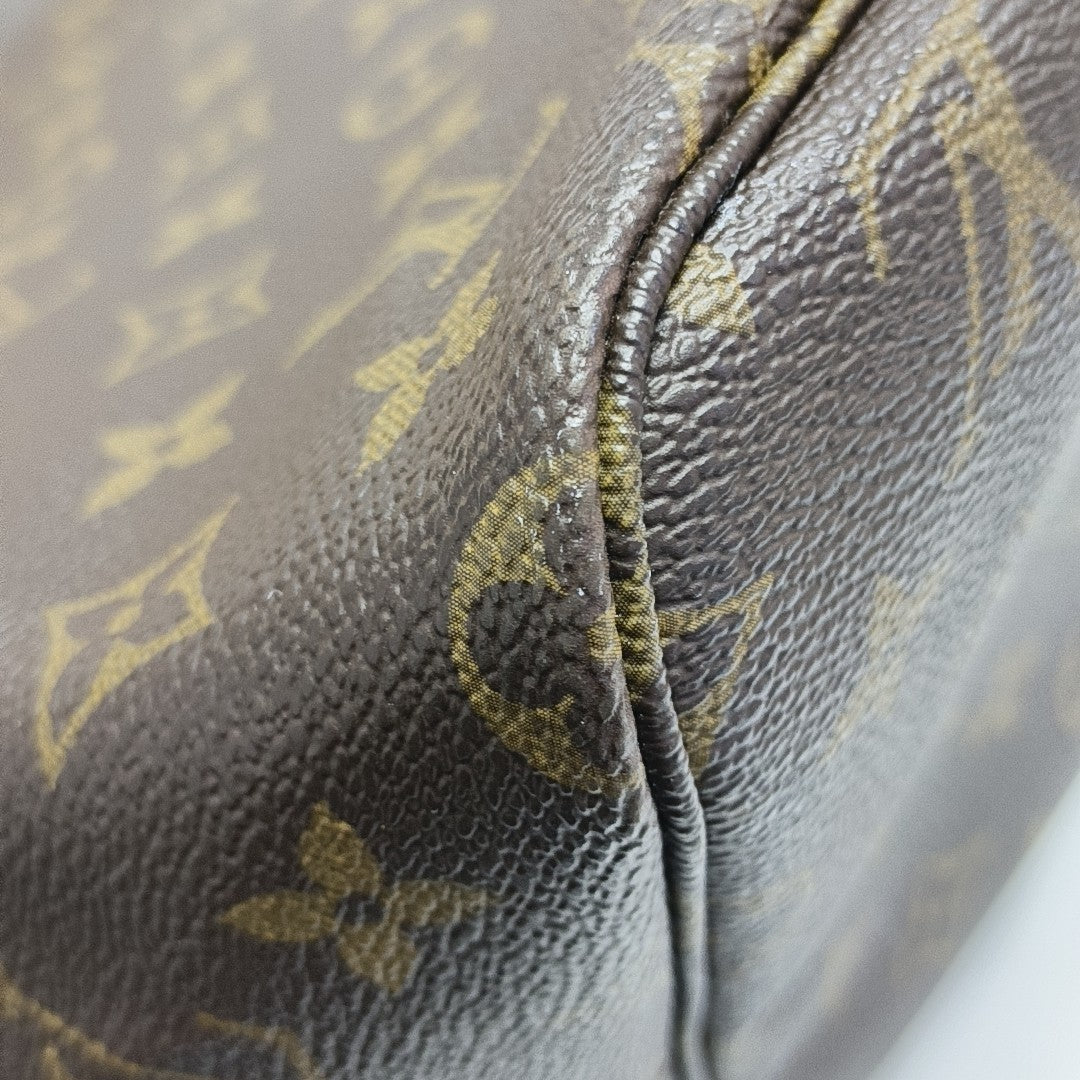 NEVERFULL GM Monogram Coated Canvas Brown
