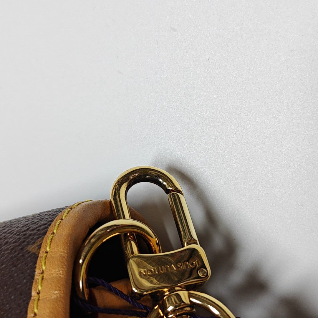DIANE Monogram Coated Canvas Brown