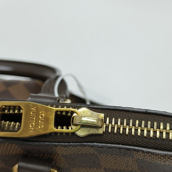 SIENA Damier Ebene Coated Canvas Brown