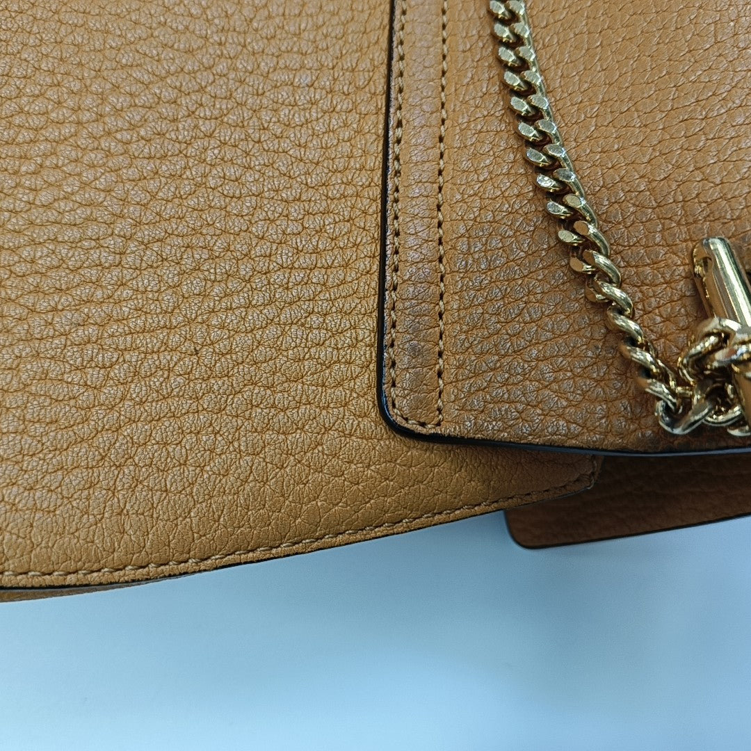 Drew Medium Calfskin Yellow