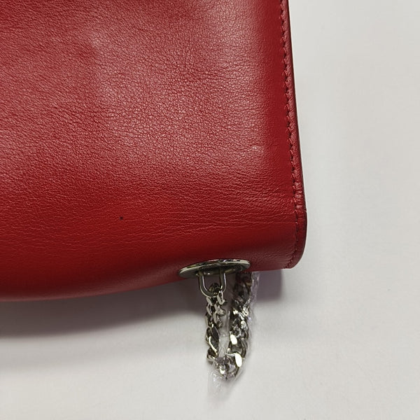 Calfskin Shoulder Bag Mini Red
