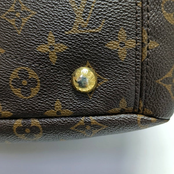 PALLAS Monogram Coated Canvas Brown