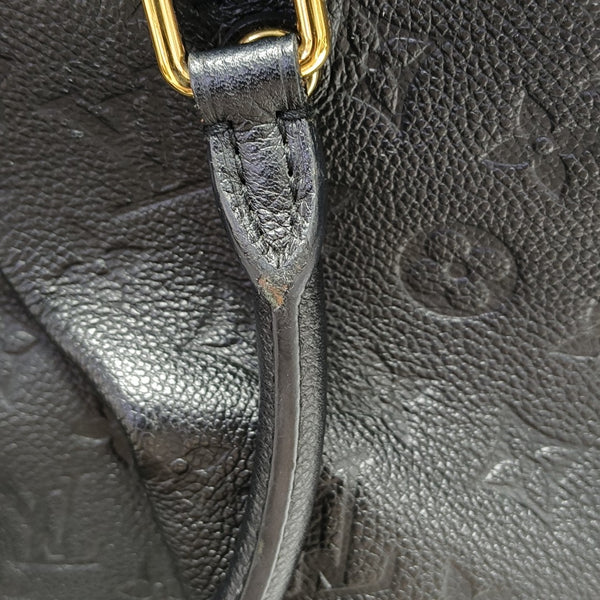 MAZARINE Monogram Calfskin Black