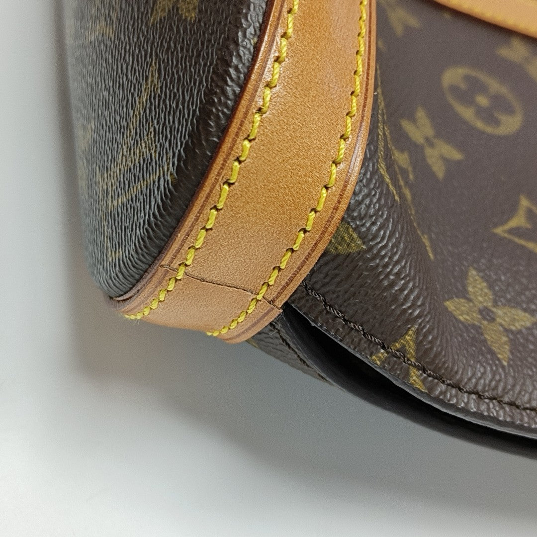 VINTAGE BABYLONE Monogram Coated Canvas Brown