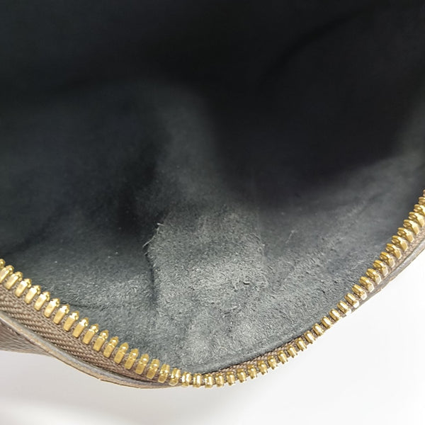 PETITE MALLE Monogram Coated Canvas Brown