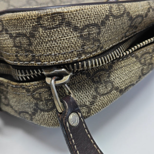 GG Imprime Monogram Coated Canvas Brown
