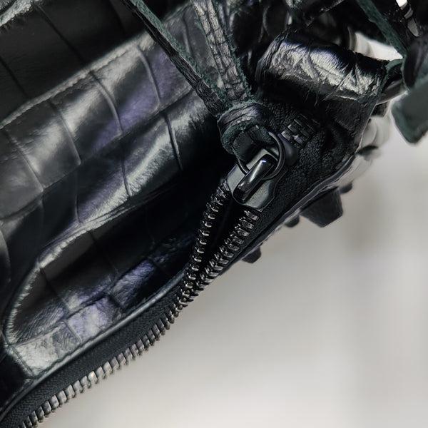 Le Cagole Small Calfskin Black