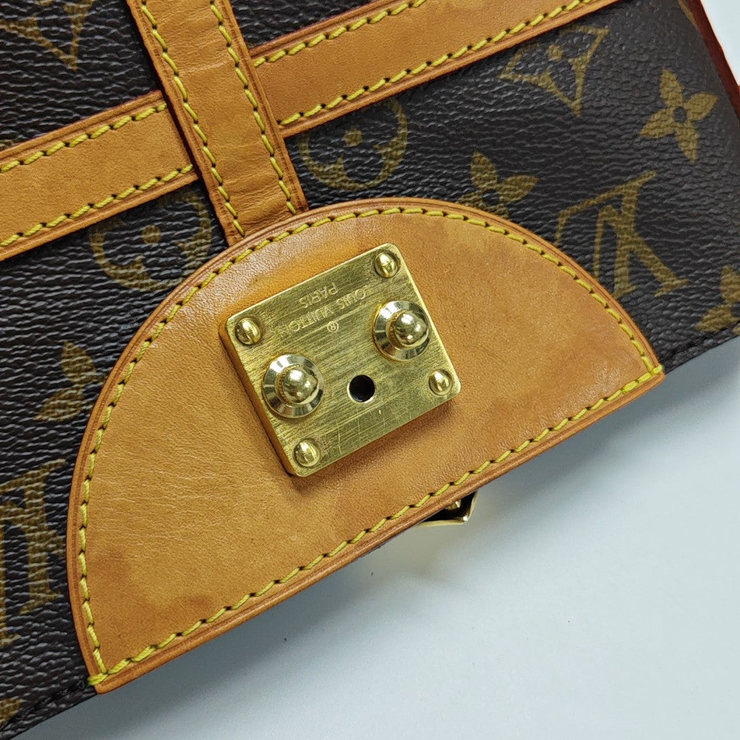 DUFFLE Monogram Coated Canvas Brown