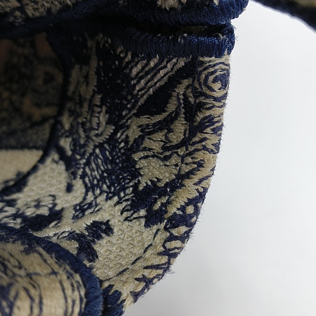 Lady D-Lite Medium Canvas Blue