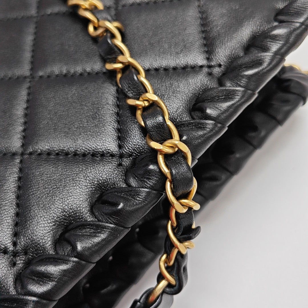 Quilted Lambskin Black