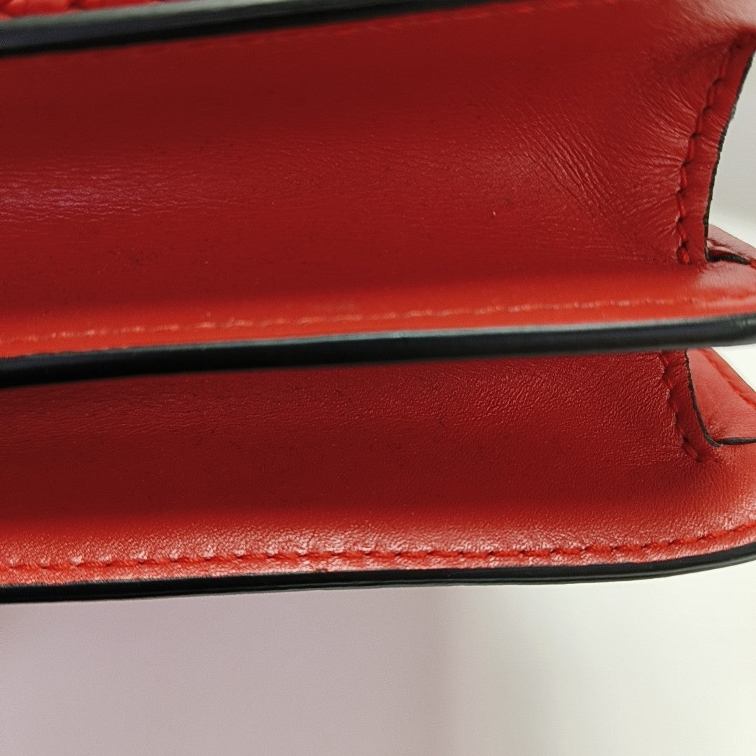 SERPENTI FOREVER Medium Calfskin Red