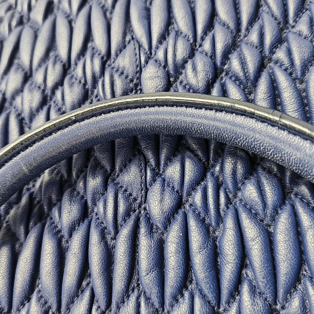 Quilted Lambskin Blue
