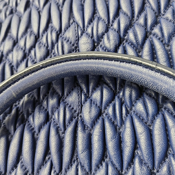 Quilted Lambskin Blue