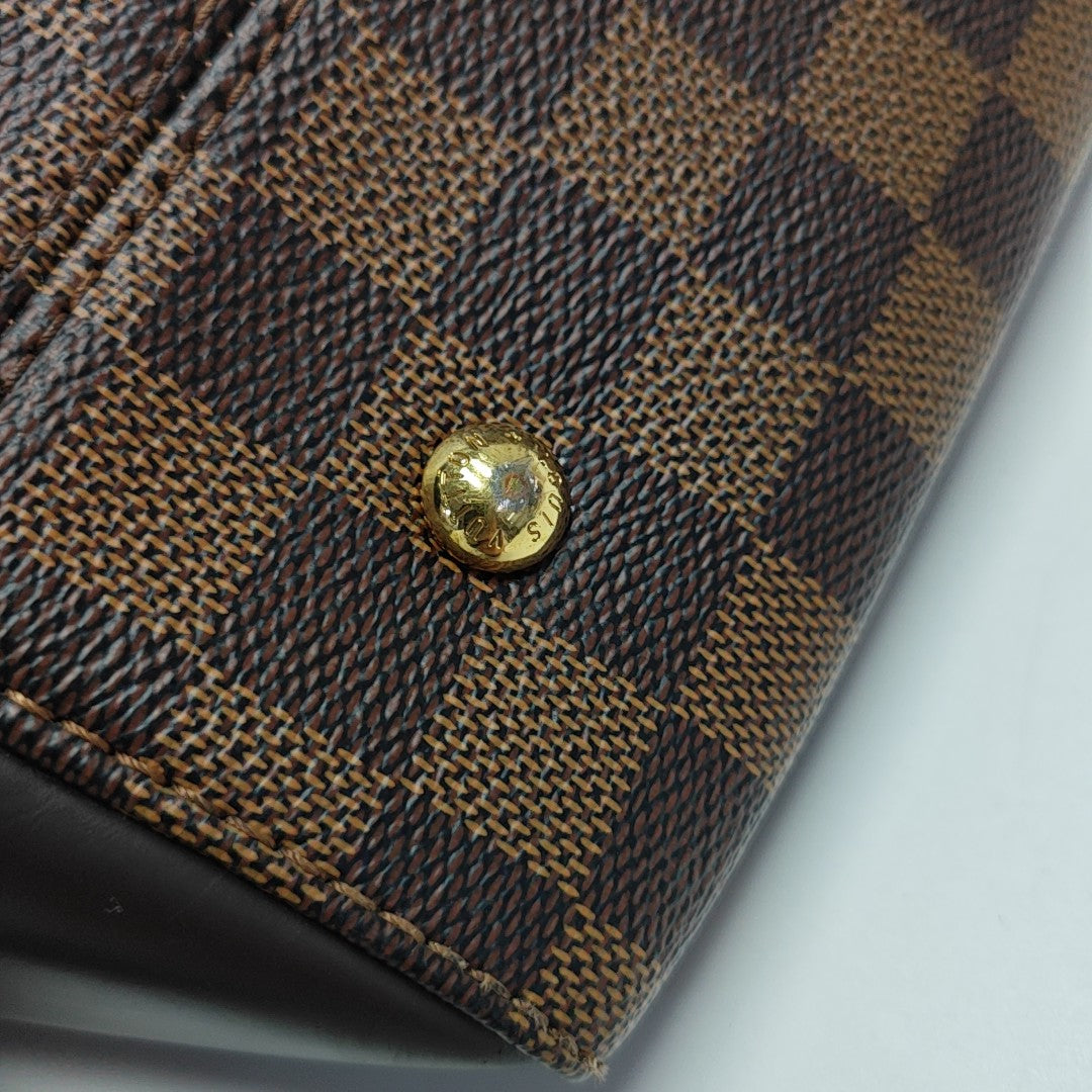 KENSINGTON BOWLING Damier Ebene Coated Canvas Brown