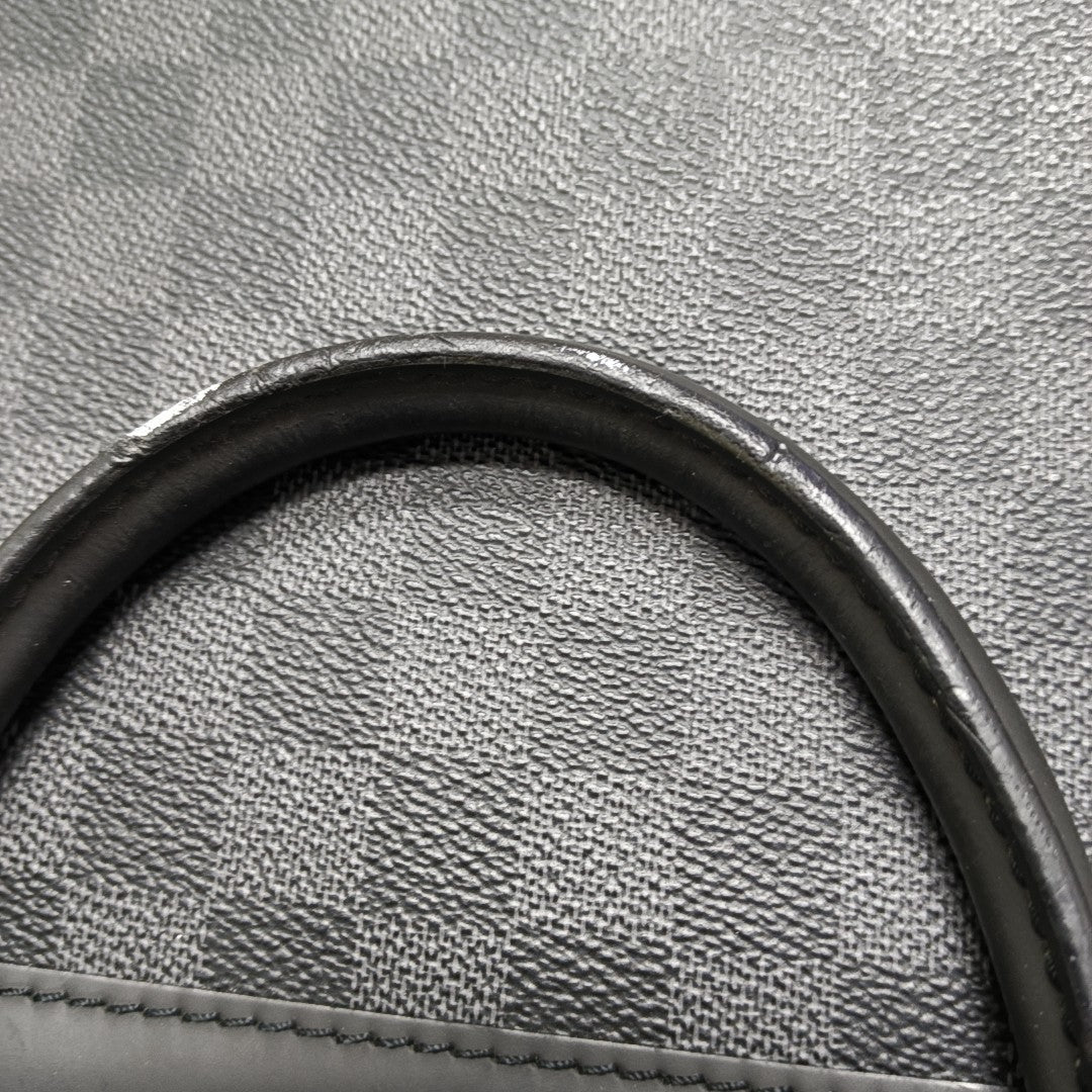 PORTE-DOCUMENTS Damier Graphite Coated Canvas Black